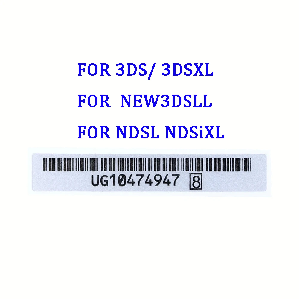 1 piece FOR 3DS/3DSXL/NEW3DSLL/NDSIXL Gaming Console Sticker Back Replacement For GBA/iQUE GBA/iQUE GBASP Shell Nameplate Label