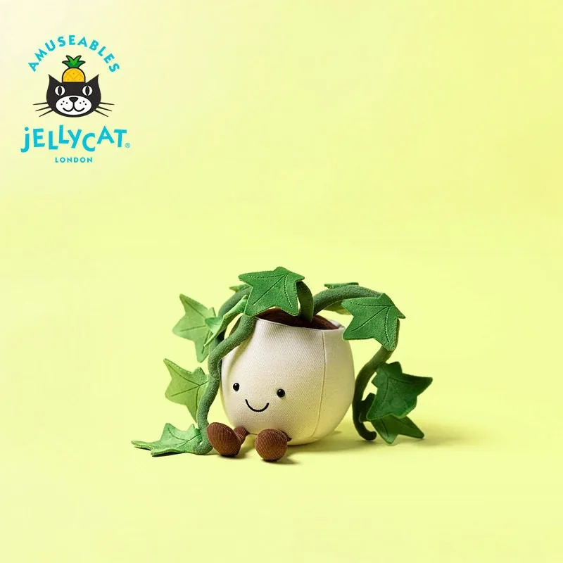 Peluche de Planta Ivy de Jellycat Amuseables, Adorable Peluche Suave, Regalo de Cumpleaños