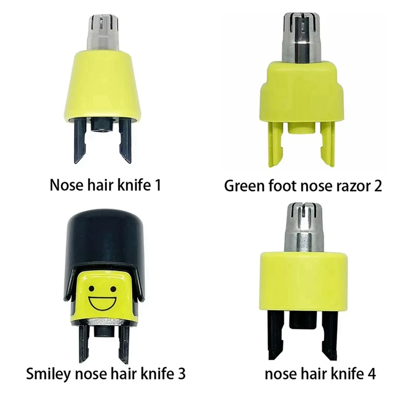 A26T-Nose Hair Trimmer Stainless Steel Dual Edge Blades 360° Rotation For  One Blade Pro 360/QP6530/QP6510/QP6520