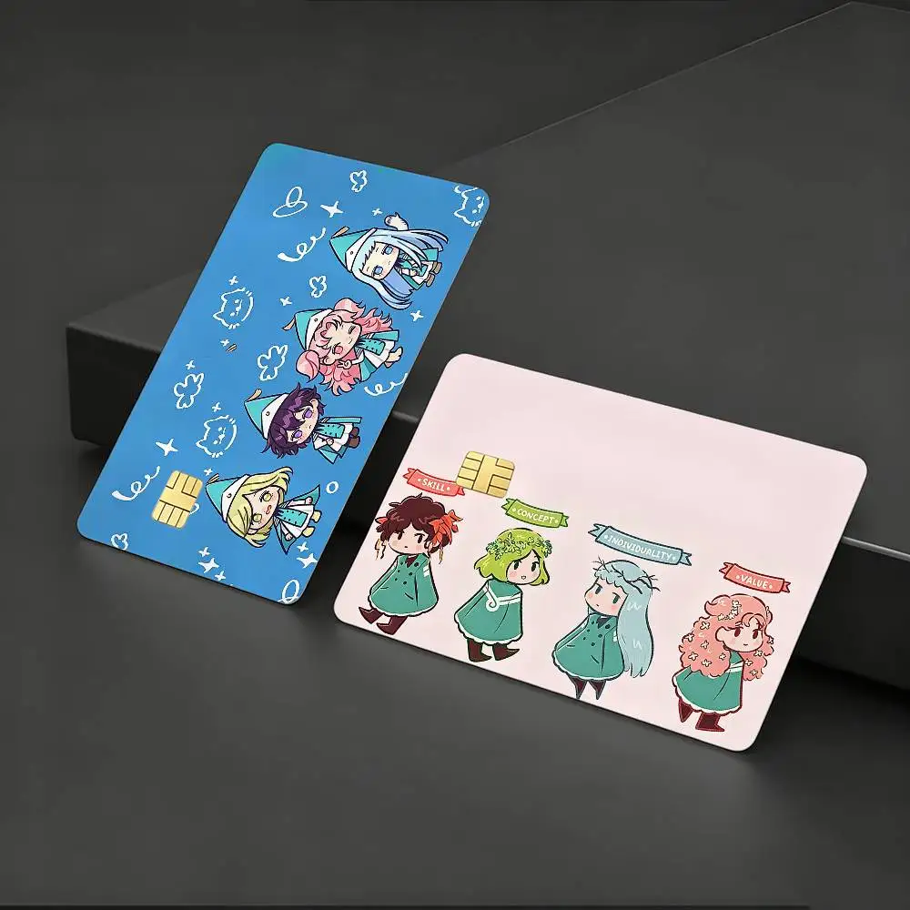

witch hat workshop friends HD Waterproof Card Skins Protective Stickers for Credit Bank Game Cards