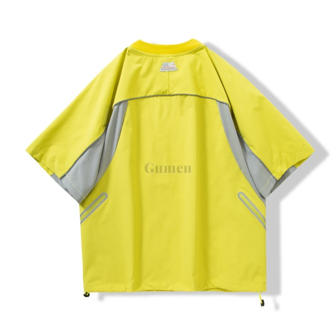 2026 Pet Beautician Work Uniform Summer Men WomenCycling Sports Breathable Reflective Round Neck Short Sleeved Quick-dry T-shirt