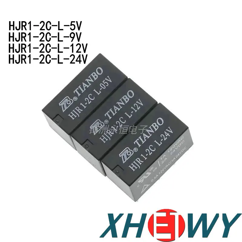 Relay HJR1-2C-L-12V/05V/24V/09V HJR1-2C-L-5V HJR1-2C-L-9V HJR1-2C-L-12V HJR1-2C-L-24V HJR1-2C-L HJR1-2C replaces G5V-2-12VDC
