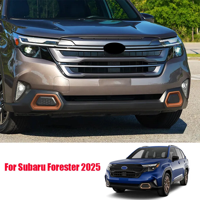 for Subaru Forester 2025 Front fog lamp decorative frame car exterior decoration modification parts