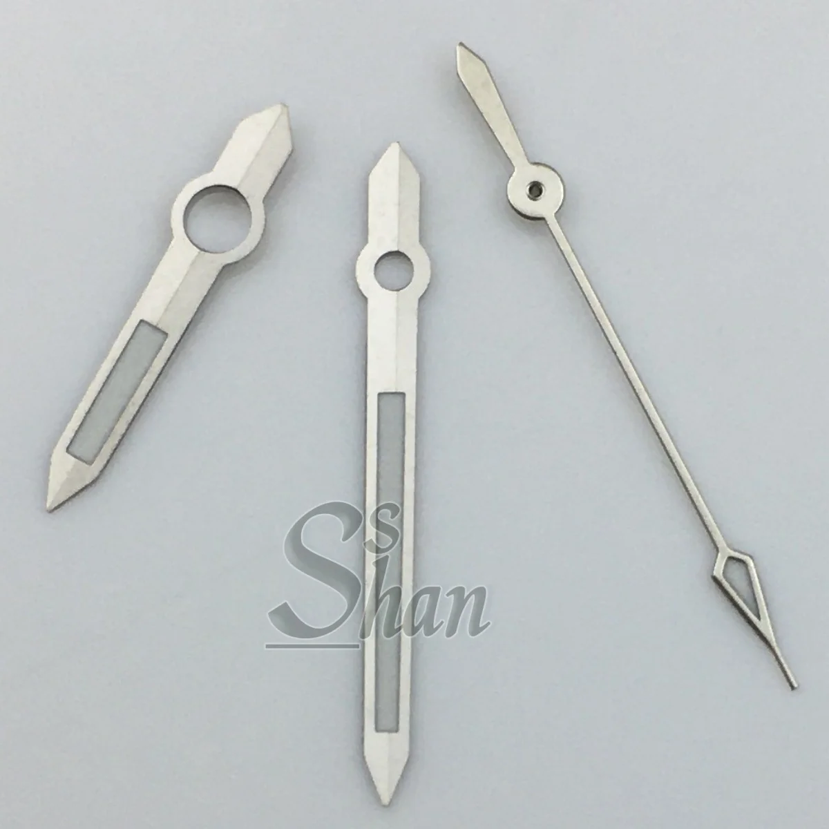 Ponteiros do relógio NH35 dourado e prateado emitem luz verde Substituir as peças dos movimentos NH35 e NH36