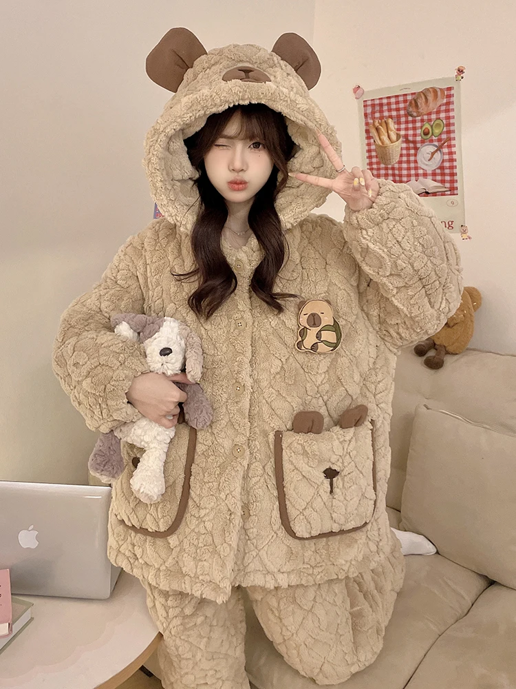 pigiama-in-cotone-a-tre-strati-ispessito-per-bambine-e-bambini-giacca-con-cappuccio-a-maniche-lunghe-calda-e-morbida-per-autunno-e-inverno-abbigliamento-da-casa