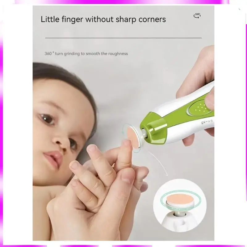 N98R الرضع أدوات للعناية الشخصية 6 في 1 الطفل مسمار المتقلب الكهربائية ملف كليبرز مجموعة تشذيب الأظافر للأطفال الصغار أو الكبار #2