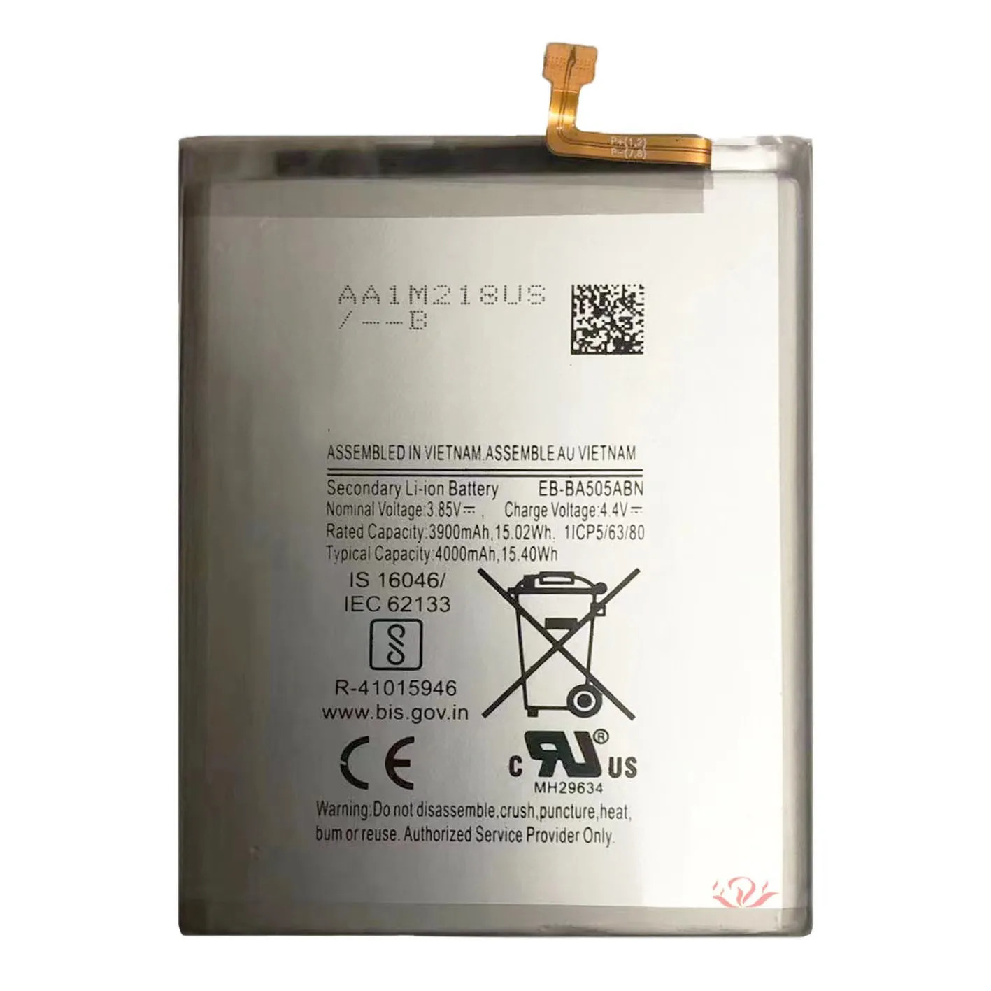 For Samsung A50 A20 A30 M10S EB-BA505ABN original battery, mobile phone battery replacement repair parts, free tools