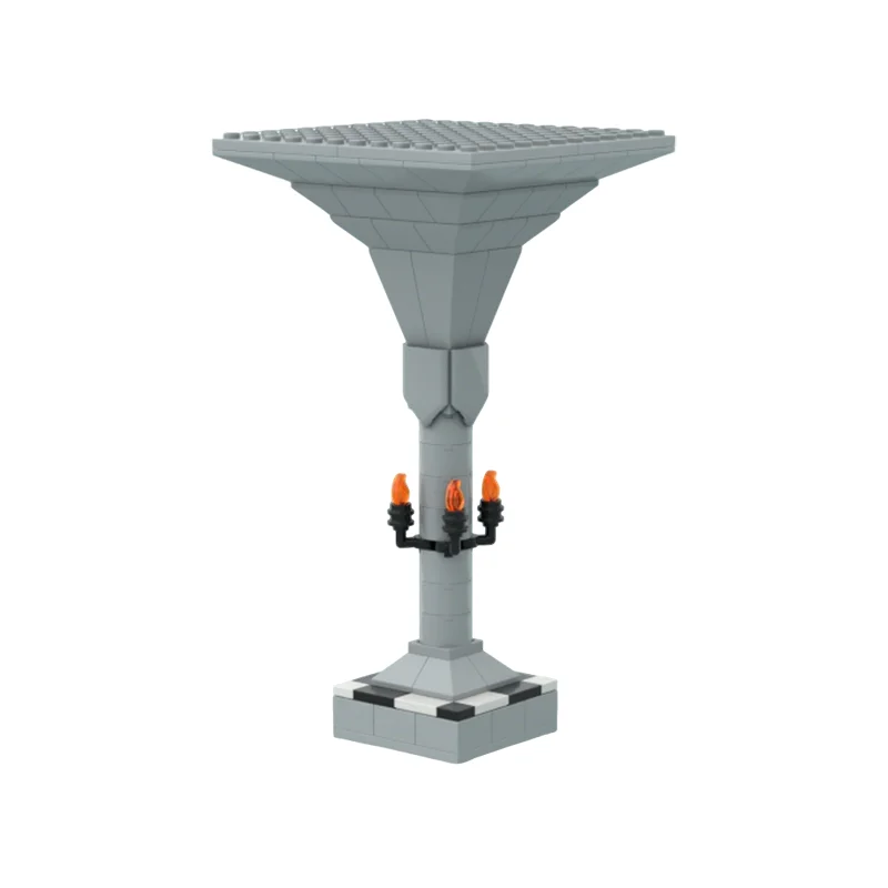 117 pçs moc pilar gótico arquitetura modelo blocos de construção montar diy criativo presentes natal brinquedo idéia educação tijolo crianças