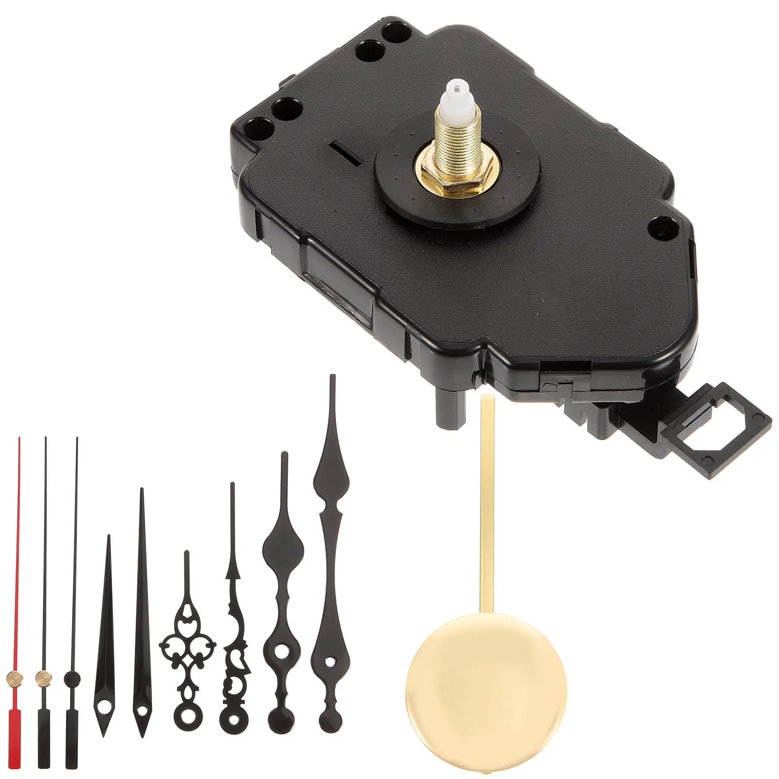 

1 set Quartz Pendulum Clock Parts 22MM Shaft DIY Repair Kit Wall Mechanism Movement Replacement Mute Hands 5# Pointers Clock