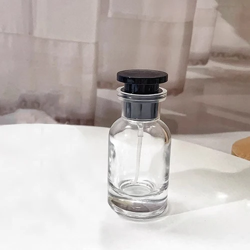 Imagen 2 del producto 5 uds 30ml botella de Perfume Spray vidrio de alta gama portátil viaje botella de Perfume de alta gama contenedores vacíos