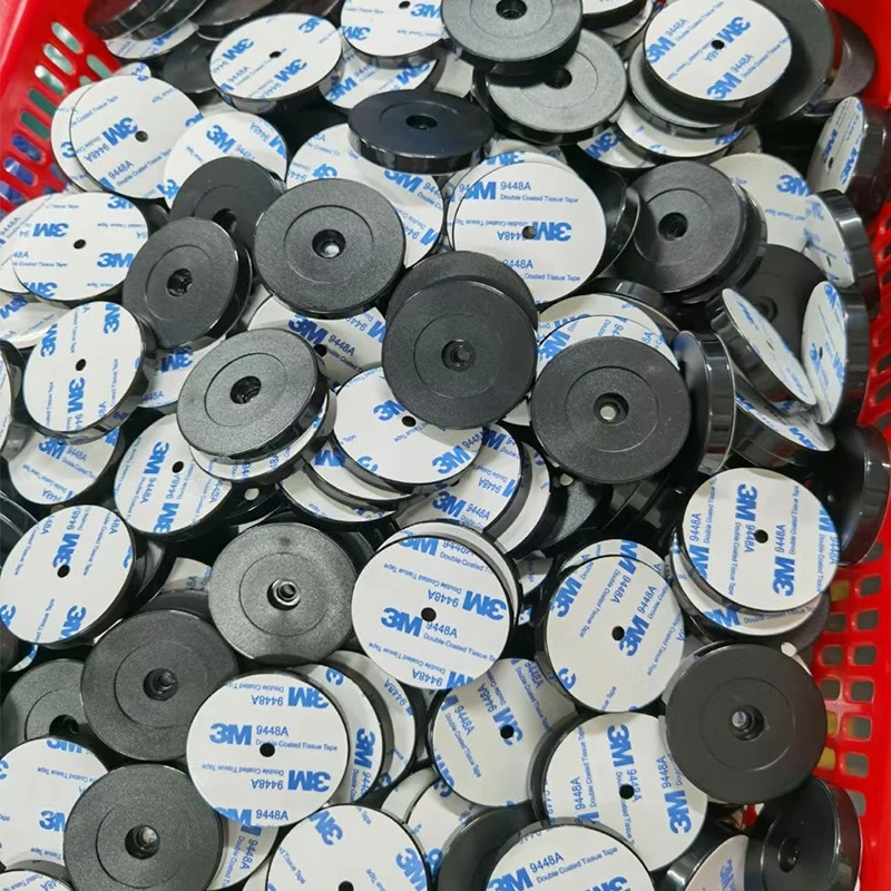 100 teile/los Patrol Systeem Balck Checkpoint 125Khz Rfid Tag EM4100 Id Runde Anti-meta Karte Access Control Schutz tour patrol Syste