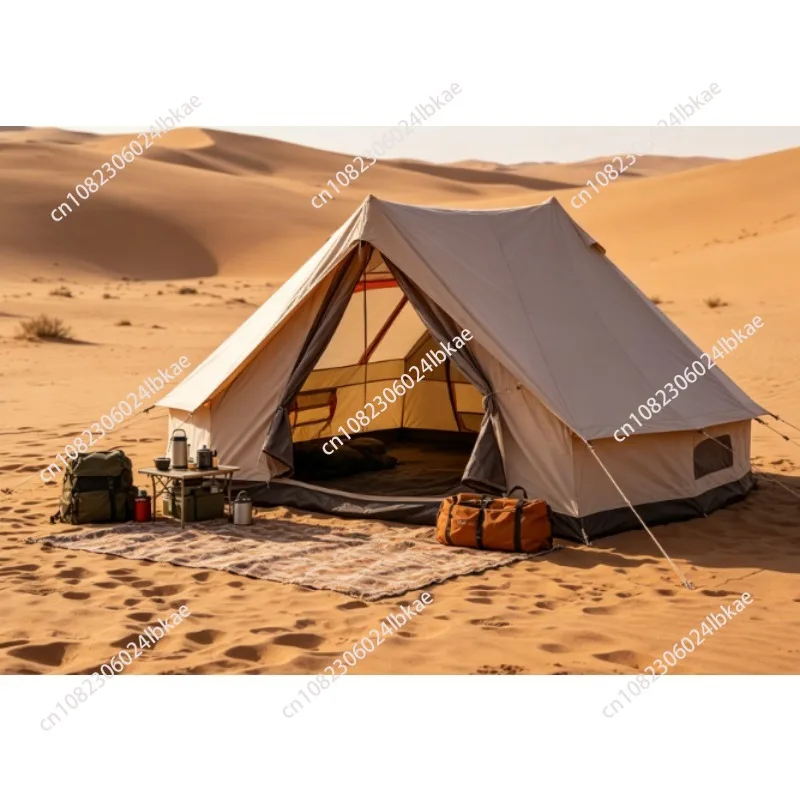 for 10-12 Person Large Space 3 Room Luxury Camping Tent Double Layer Automatic Tunnel Tent Waterproof Windproof Outdoor