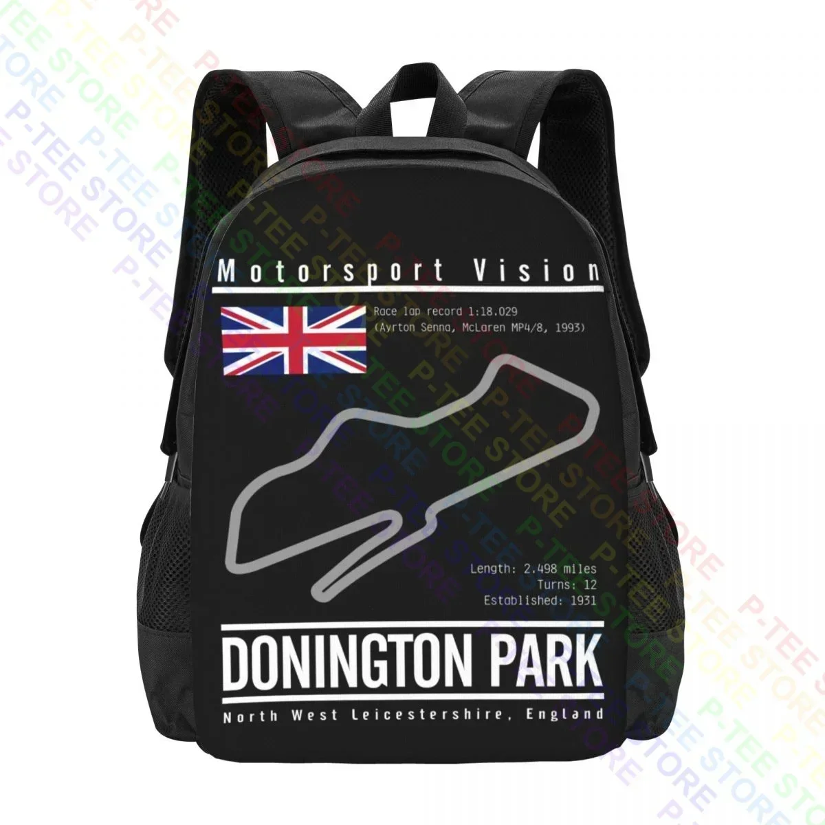 

Donington Park, Race, F1, TrackBackpack Школьный рюкзак большой вместимости для верховой езды