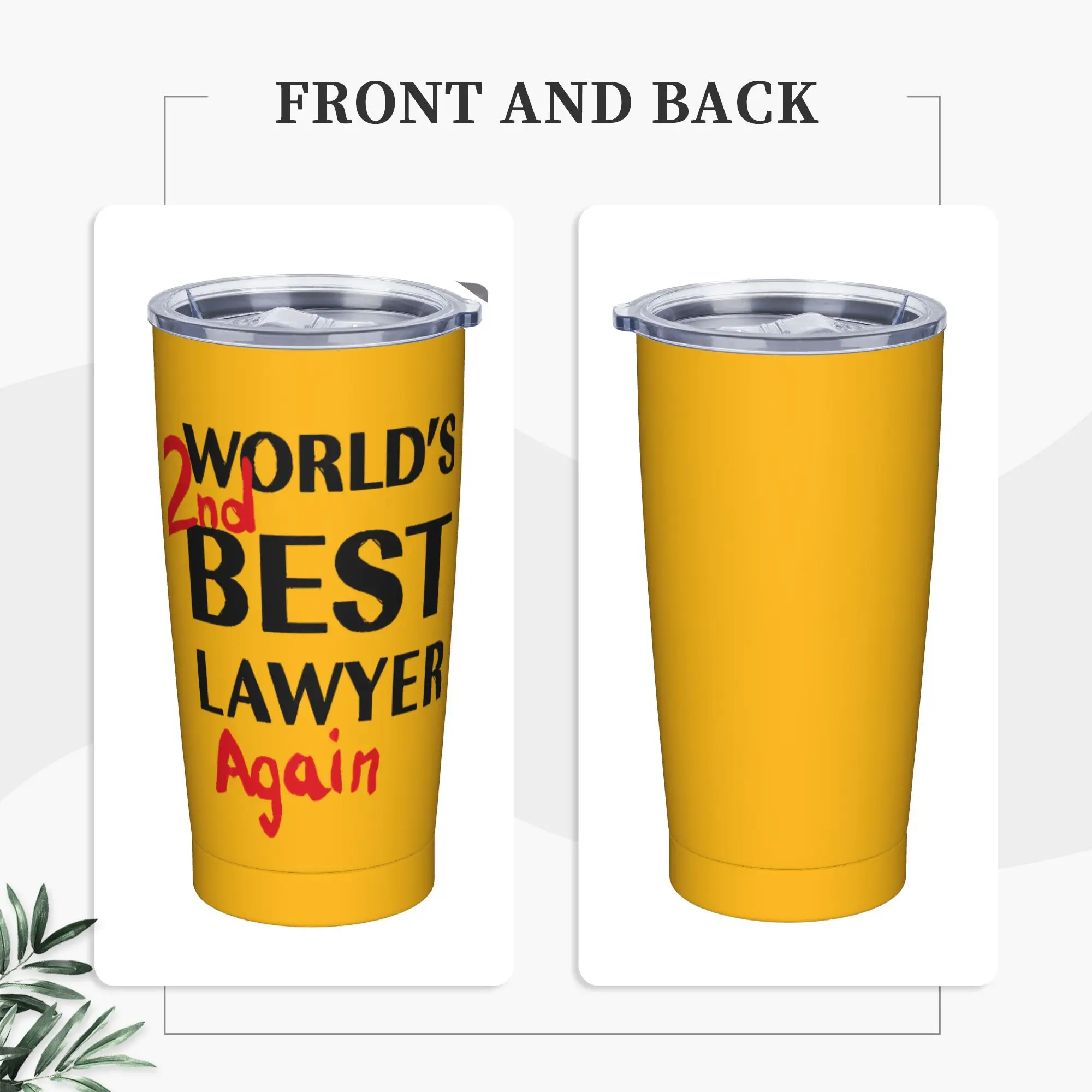 Better Call Saul Insulated Tumbler with Straws Lid Breaking Bad Vacuum Coffee Mugs Double Wall Hot Cold Drink Cup, 20oz