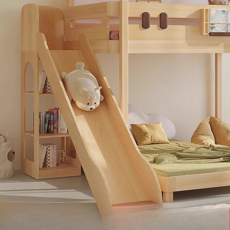 

Upper and lower bed slides sold separately Children's bed ladder cabinet Multifunctional storage stair cabinet