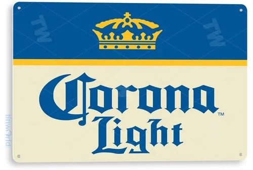 TIN SIGN Corona Light Beer Cerveza Metal Décor Art Bar Pub Shop Store A774 --Tin Sign