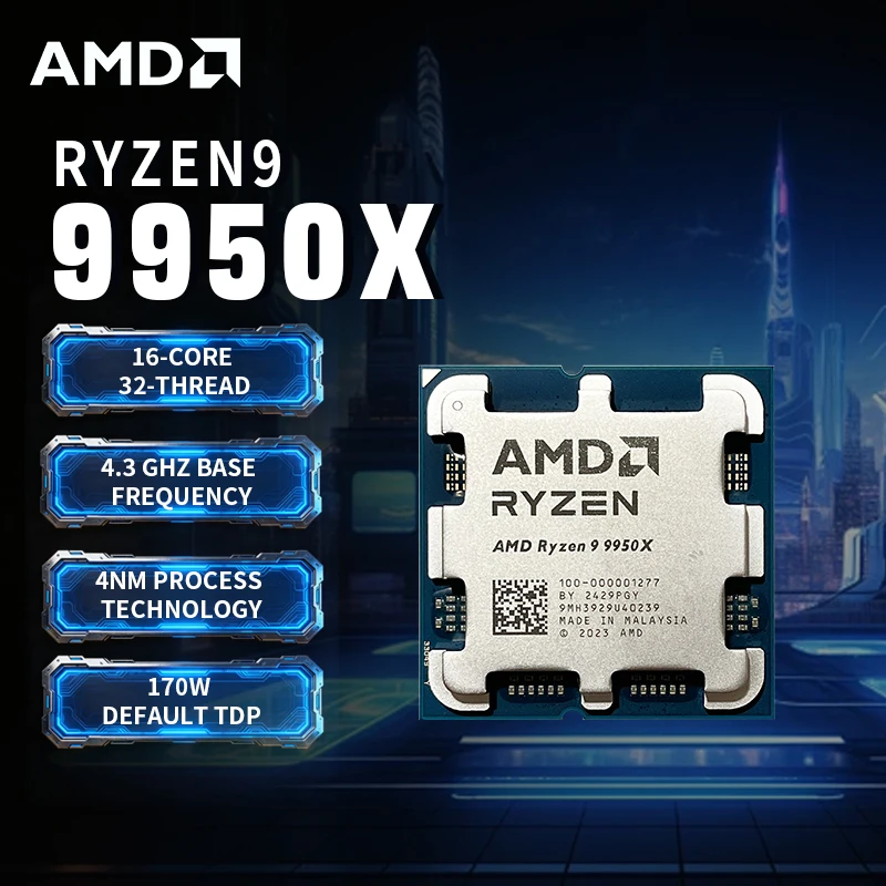 Amd Ryzen 9 9950X G… - image