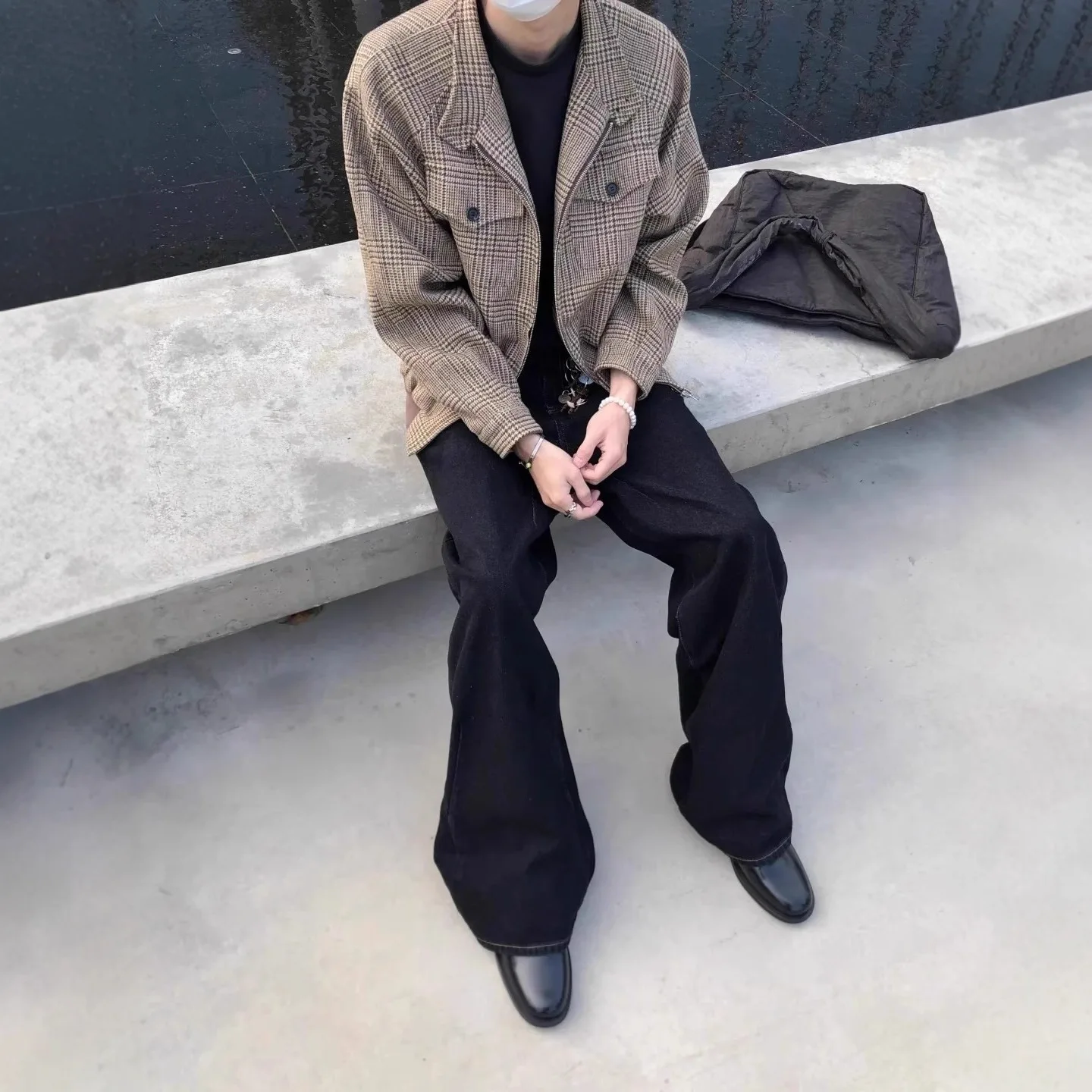 

Biker Jackets Womens Jacket Motorcycle Foldable Cocoon Harajukus Knitted Knitwear Layered Relaxed Cozy Leisure Home Halloween OL