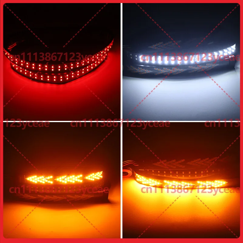 For Pickup Truck Multi‑Mode 3‑Color LED Rear Light Strip Sequential Turn Brake Reverse Lamp Hardware Repair Component