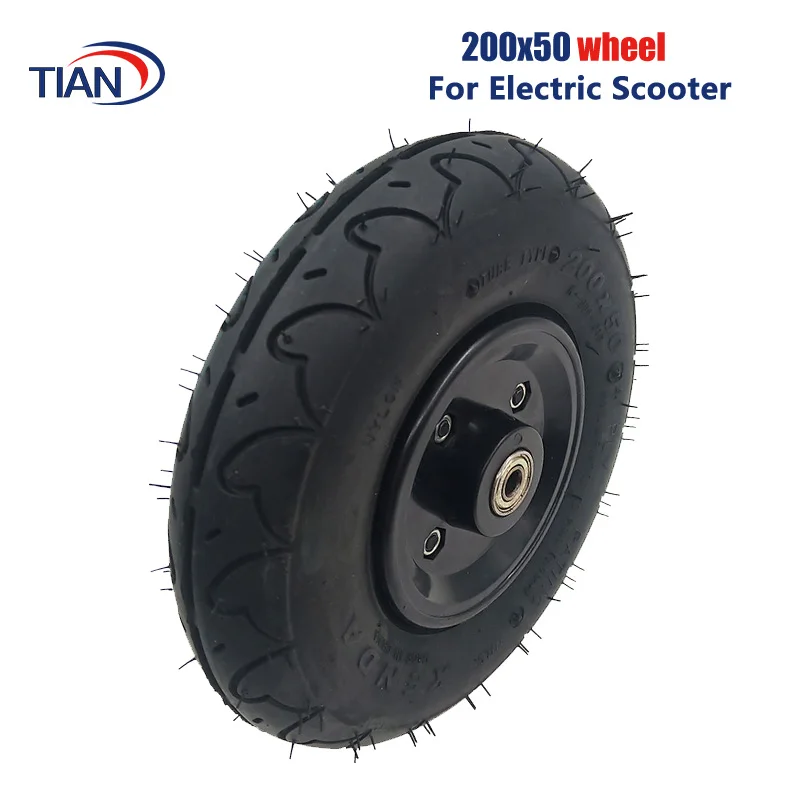 8inch 200x50 Electric Scooter Tyre With Wheel Hub  for Little Dolphin Electric Scooter Parts