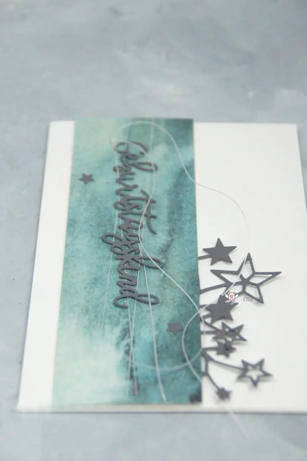 

Piggy Craft metal cutting dies cut die mold New Star banner strip Scrapbook paper craft knife mould blade punch stencils dies