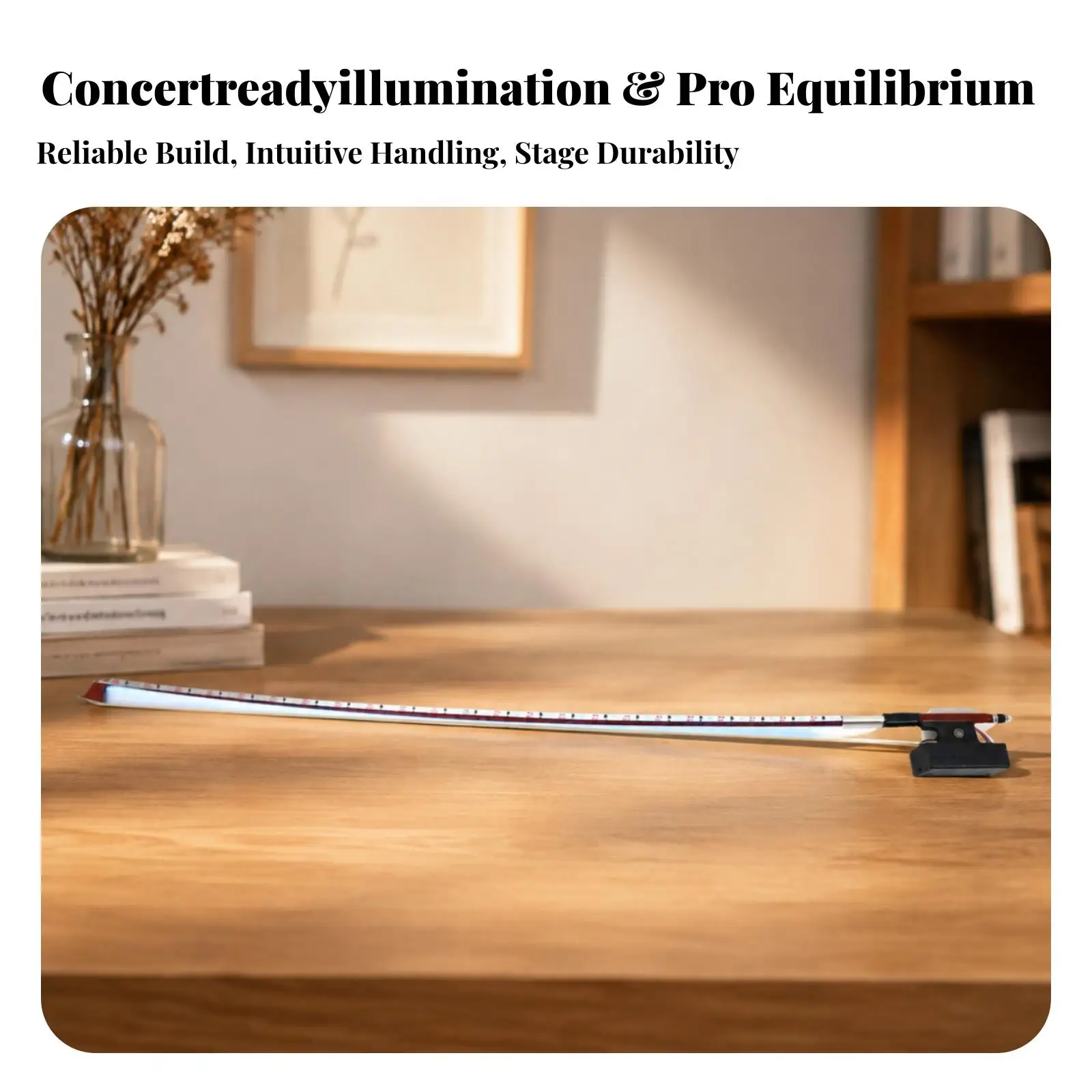LED Violin Bow Lightweight Violin Bow with LED Strip Streamlined for Violinists