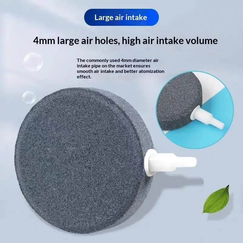 1Pc 4/6/8/10cm Aquarium Bubble Stone Round Practical Air Stone Aerator Hydroponic Oxygen Plate Fish Tank Aquarium Accessories