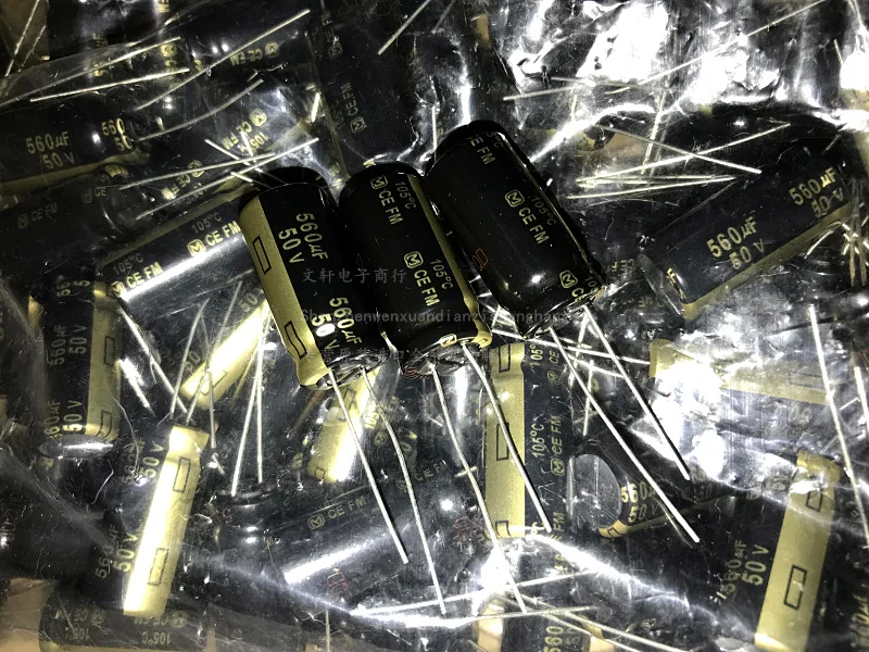 2024 NEW 10PCS matsushita capacitor FM Series 50V560UF 12.5X25MM ultra low internal resistance Electrolytic Capacitor 560uf 50v