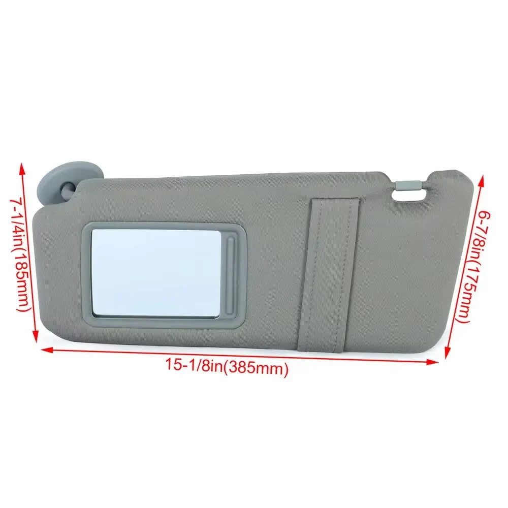 

Left Driver Side Sun Visor Sunshade Without Sunroof for Toyota Camry 2007-2011 Car Accessories