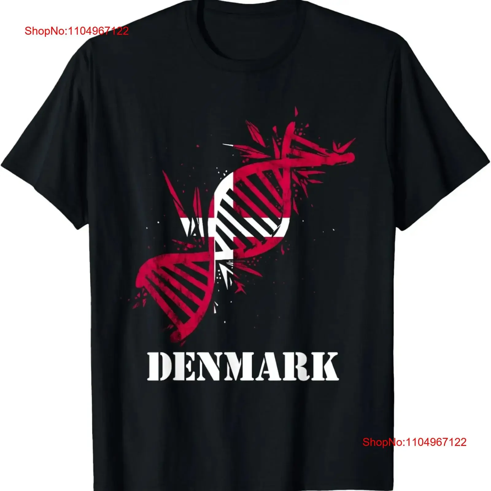 

Флаг ДНК-молекулы Дании, Датская футболка Prideambi), винтажная стираная мягкая универсальная дышащая футболка унисекс для повседневной носки