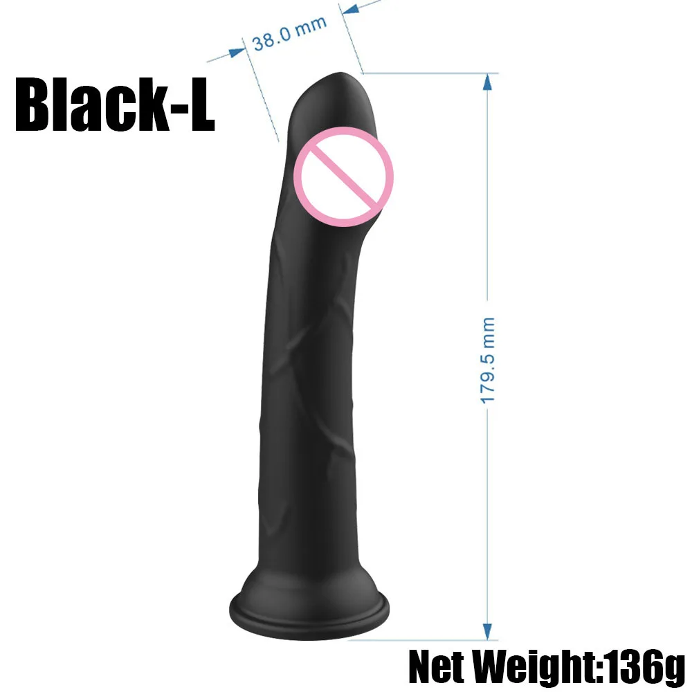 Realistic Purple Anal Dildo Butt Plug with Strong Suction Cup Base, Jelly Sex Toy in Multiple Sizes for Hands Free Anal Play for view 6