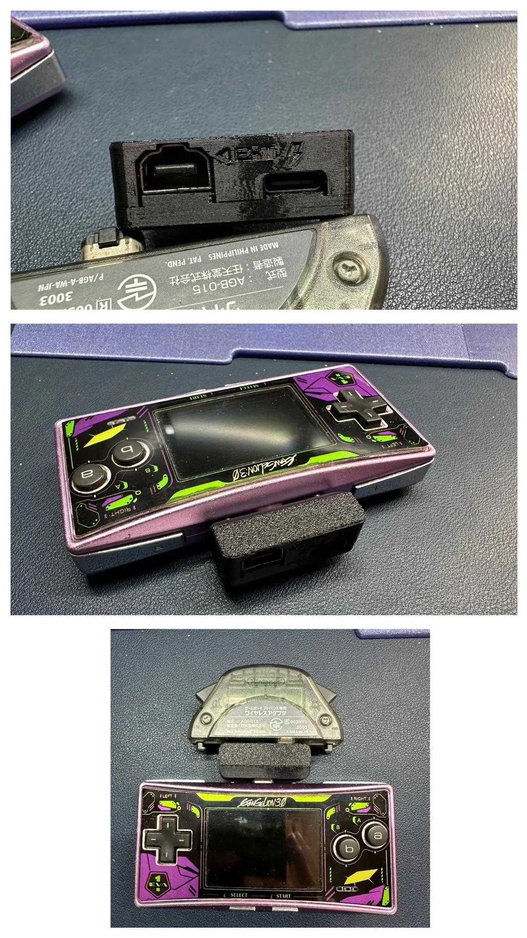 

Адаптер Game Boy Micro GBM в Type-C, конвертер версии 2.0, с функцией беспроводного кабеля и портом ETX для GBA Link и Save
