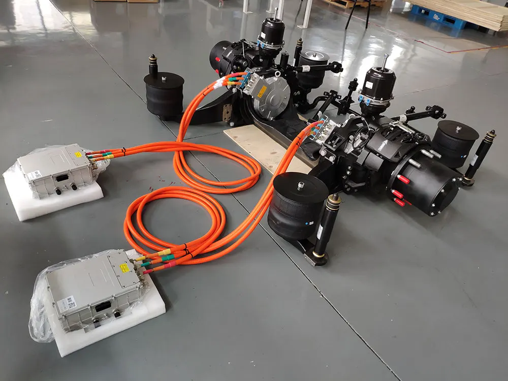 محرك المحور الخلفي للسيارة الكهربائية من Brogen ومحور الشاحنة الكهربائية التفاضلية Ev