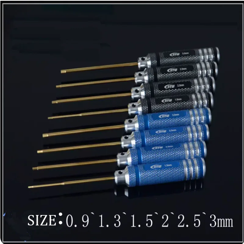 1PCS H1.5-2-2.5-3mm RTW Hex Screwdrivers Key Hexagon for RC Heli Drone Aircraft Model Repair Tool