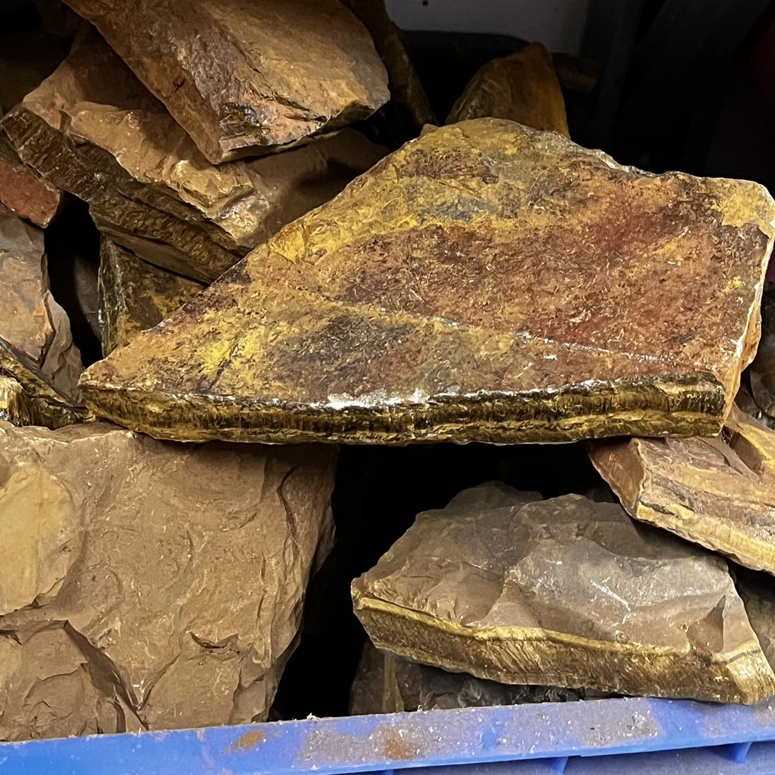 

2 кг/лот натуральный желтый тигр грубый материал для резки драгоценных камней