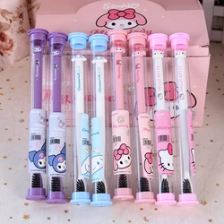 Sanrio Toothbrush Kawaii Cartoon Hellokitty My Melody Kuromi Cinnamoroll Student Adult Home Travel Portable Cleaning Toothbrush