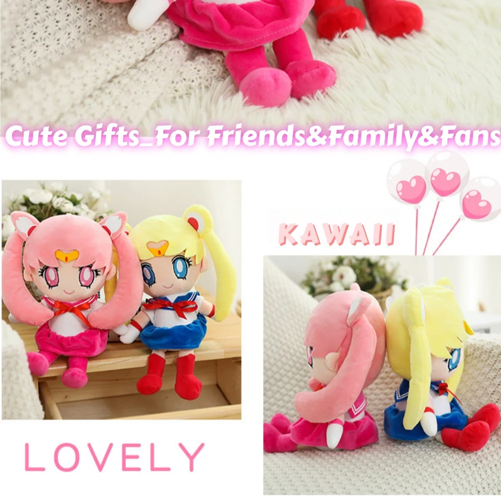 Hot Anime Sailor Moon Plush Toys Tsukino Usagi Kaiou Michi Stuffed Girlish Room Decor Stuffed Kawaii Pretty Gifts - view 6