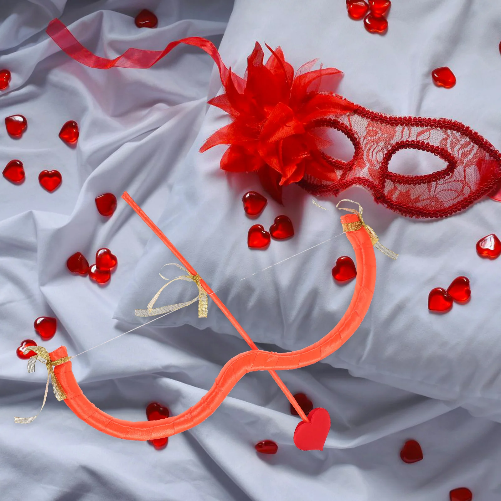 Valentine Cupid Costume Accessory Bow Arrow Set for Wedding Party Stage Performance Cosplay Photography Prop