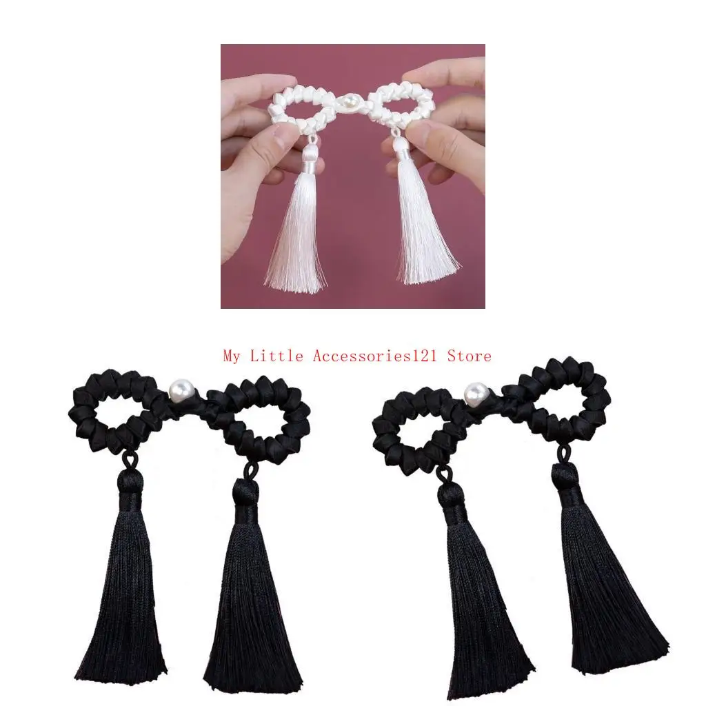 

Pearls Buttons Closure Cheongsam Sewing Fasteners for Costumes Outfit Sewing