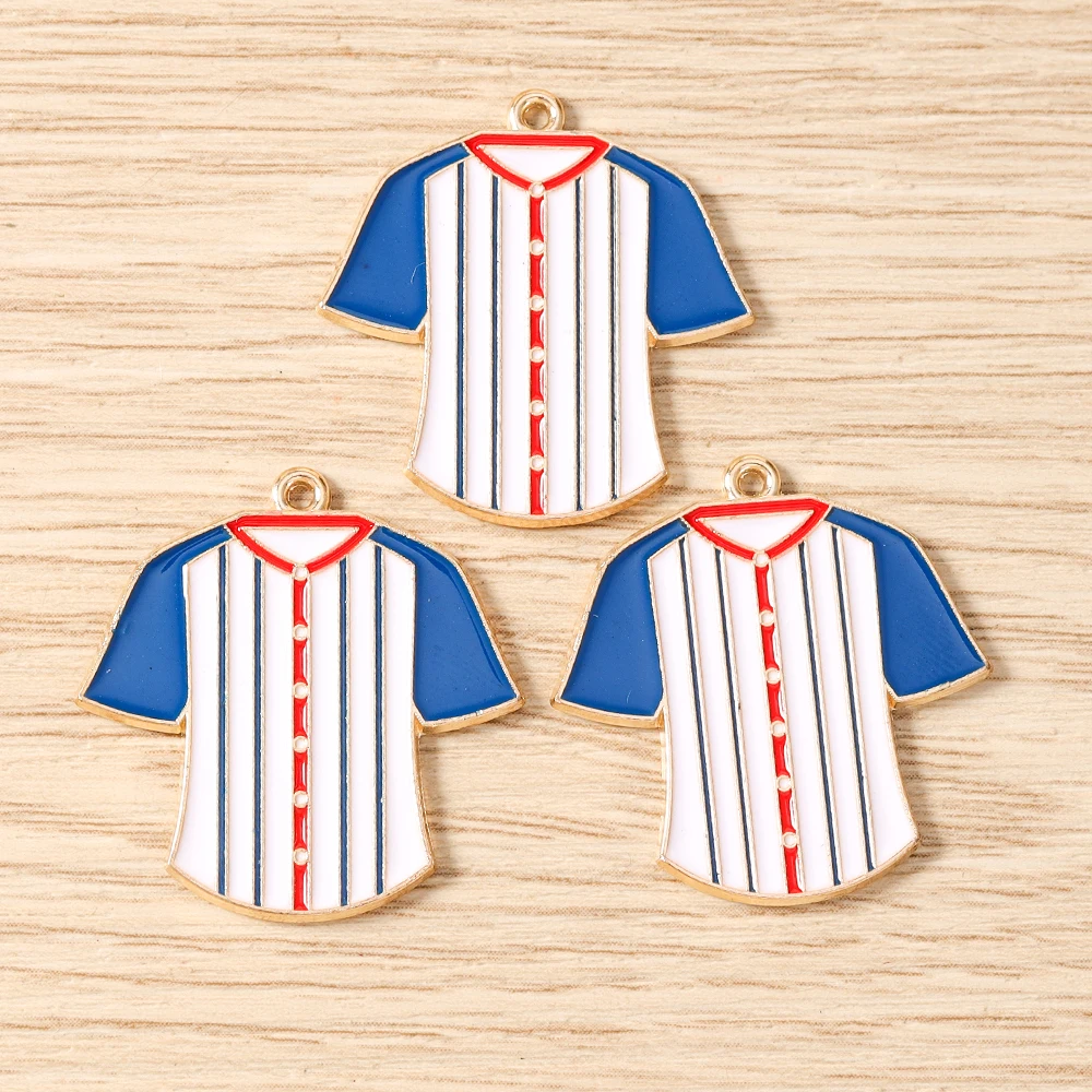 Tusember 10 Stück Emaille-Baseball-Anhänger, Baseballkappen- und Handschuh-Anhänger für DIY-Halsketten, Armbänder, Schmuckherstellung, Zubehör – Detail 9