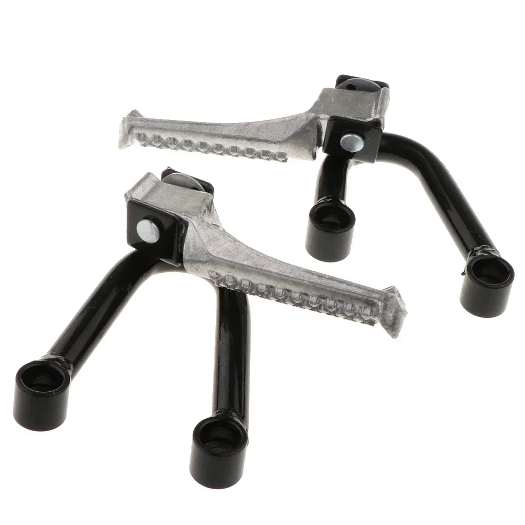 2pcs Universal Motorcycle Rear Foot Pegs Foot Pedals Bracket for Honda CRF230