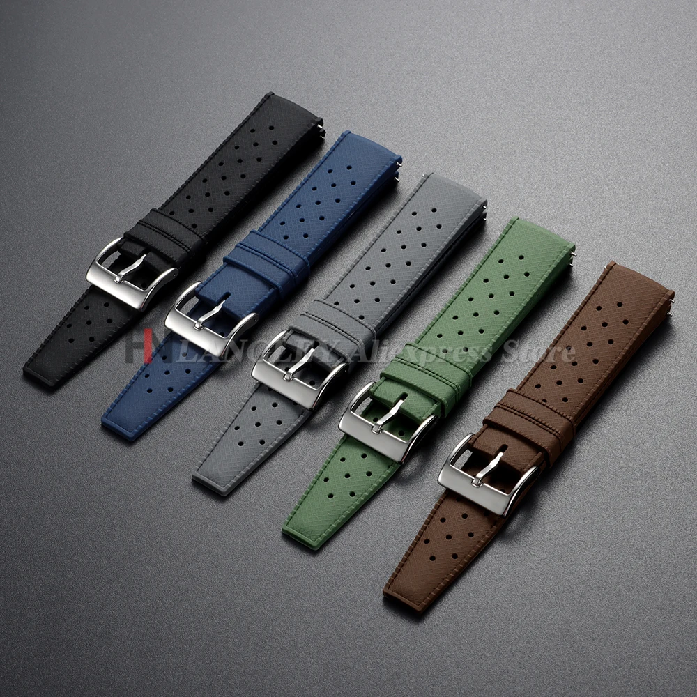 CLASSIC TROPICAL STYLE WATCH STRAP 18mm 20mm 22mm watch band for Omega for Oris for Citizen Replaement Watchbands Bracelet Belt