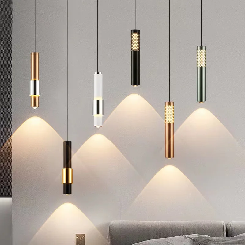 

Italian minimalist luxury LED chandelier, retractable, spotlight, bedside lamp, restaurant, cafe, bar, atmosphere lamp 2024