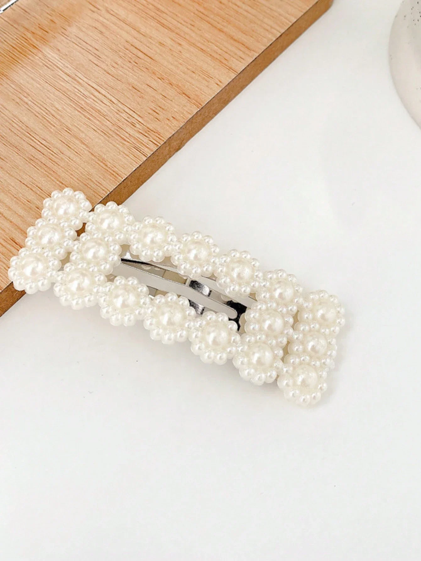 

5pcs Faux Pearl Hair Clips Set For Women Elegant Bangs Side Clips Daily Decorative Hair Accessories