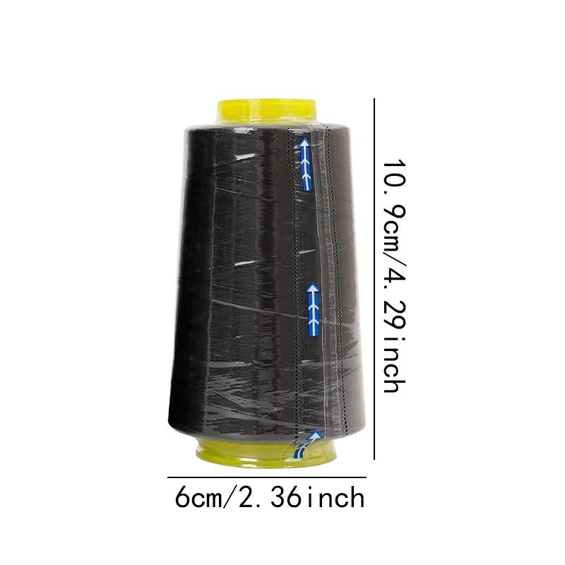 8-ملون مخروطي عالي السرعة 40s/2 خيط خياطة بوليستر 3000 ياردة لكل مخروط لآلات الخياطة خيط حرفي ملون #4