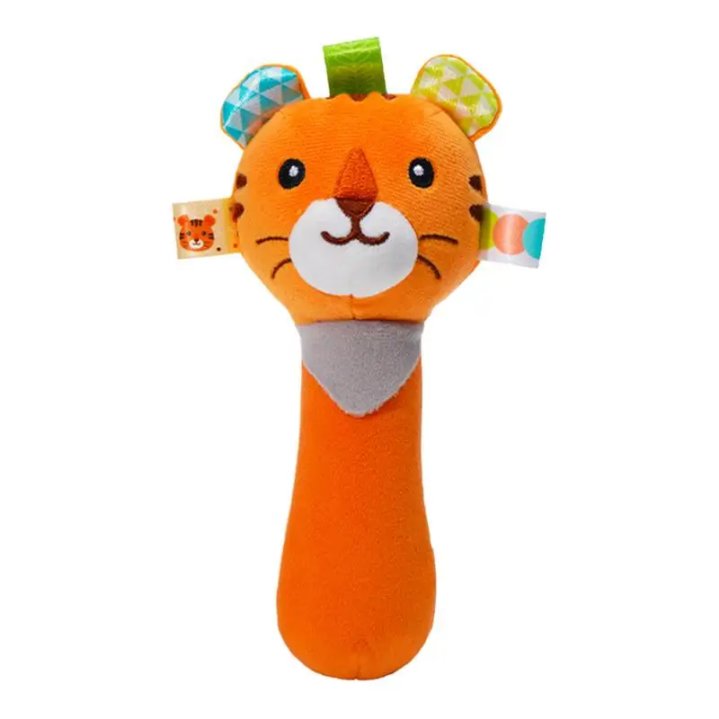 Soft Rattle ของเล่นสําหรับทารกพัฒนาการ Hand Grip ของเล่นการ์ตูนสัตว์ Rattles Sensory ของเล่นเพื่อการศึกษา Early สําหรับ 3-5 ปี