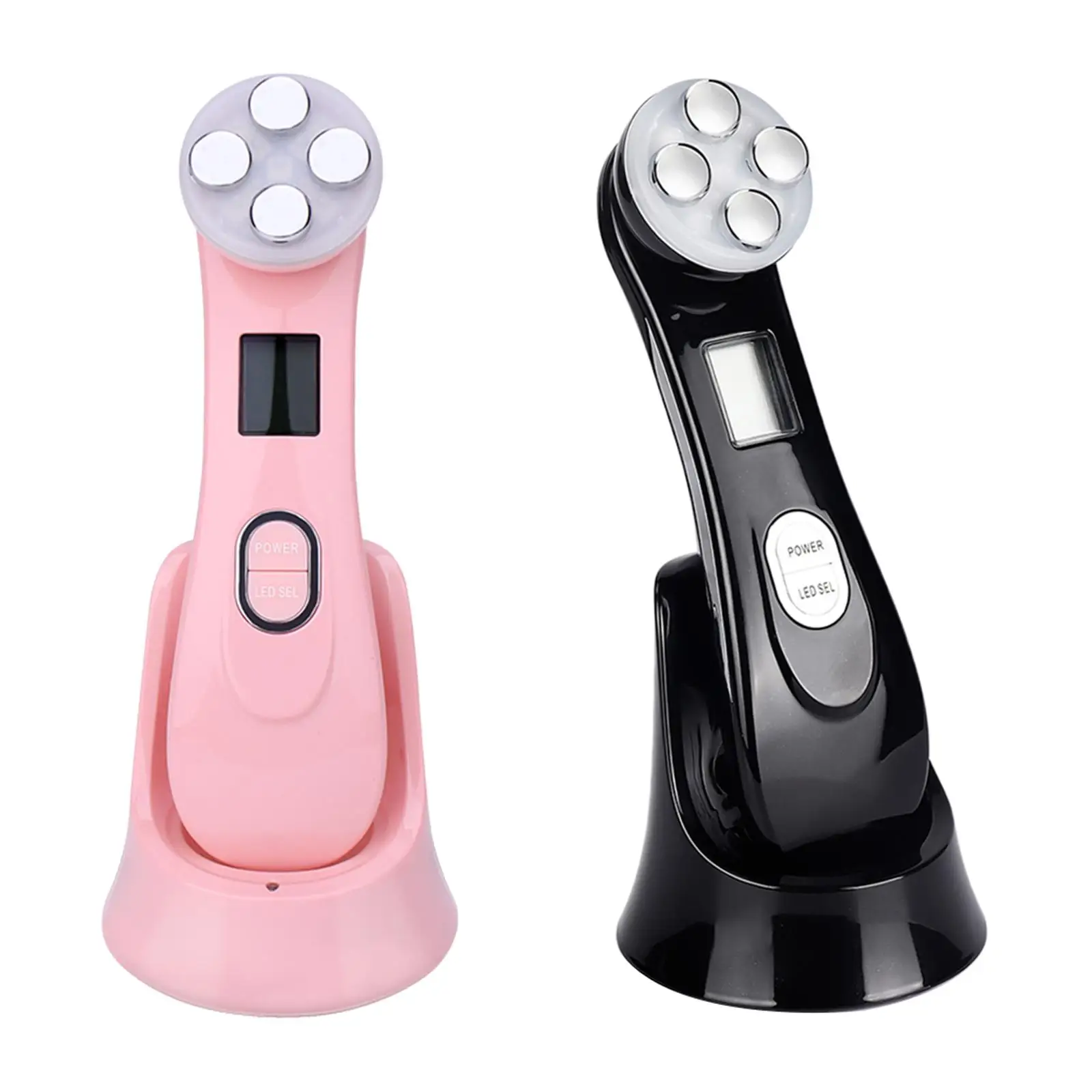 RF Radio Facial Machine LED Light Therapy Anti Aging Skin Tightening Device for Home Salon Face Lifting Massager Spa
