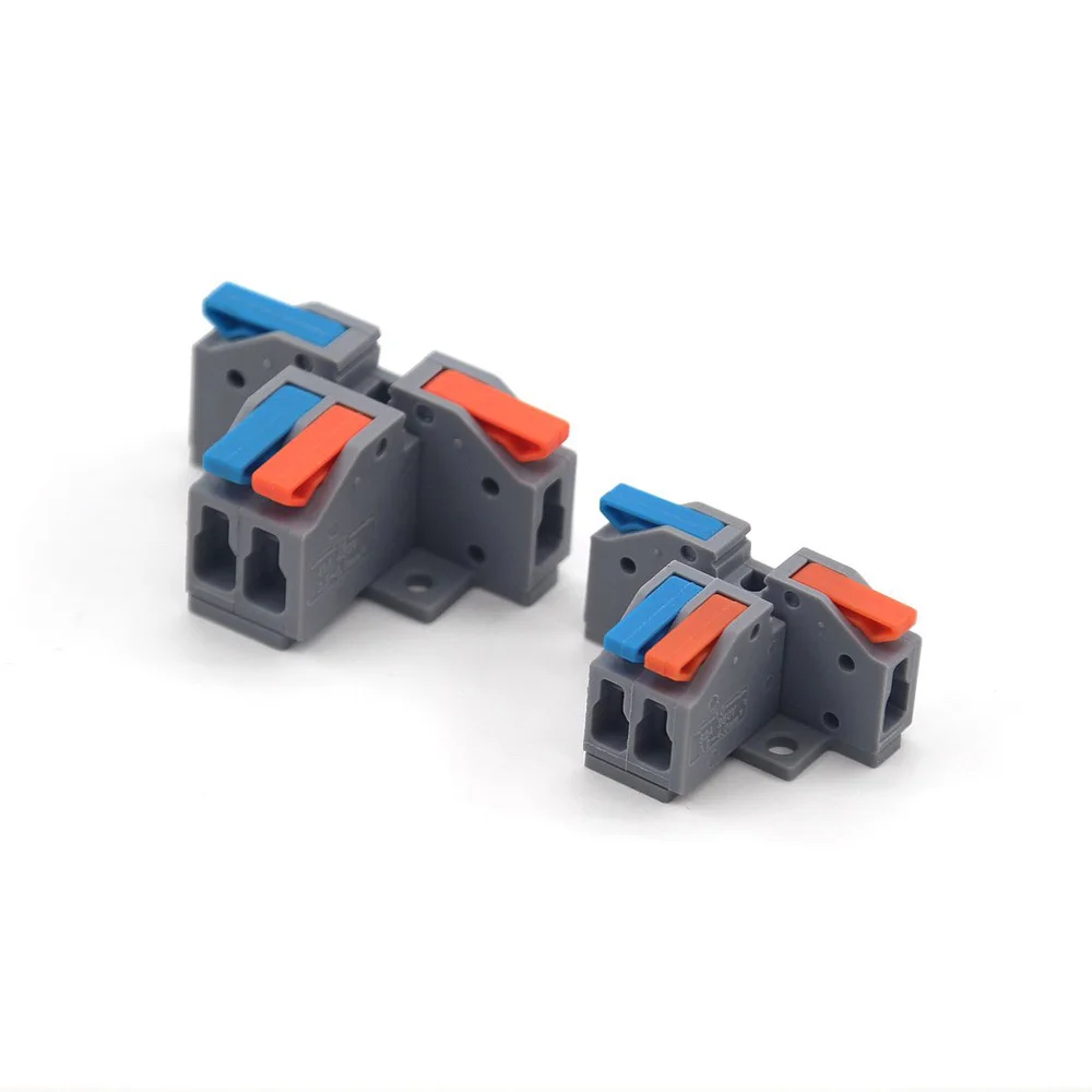 

1PC Wire Connectors T L Type Quick Electrical Cable Connectors Push-in Terminals Docking Butt Plug Household Electrician Tools