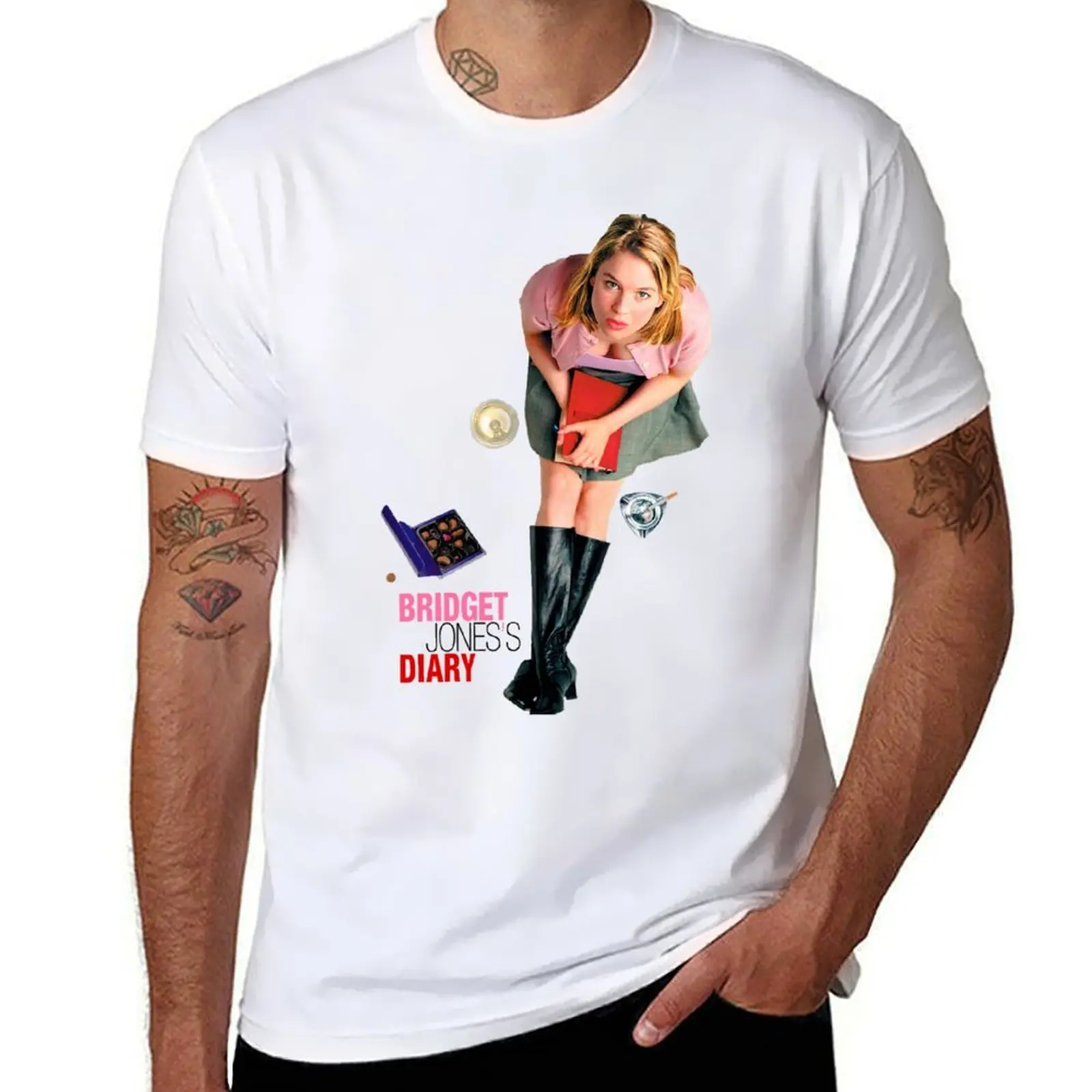 

Bridget Jones Diary T-Shirt t shirt personalised man t shirt cotton T-Shirt