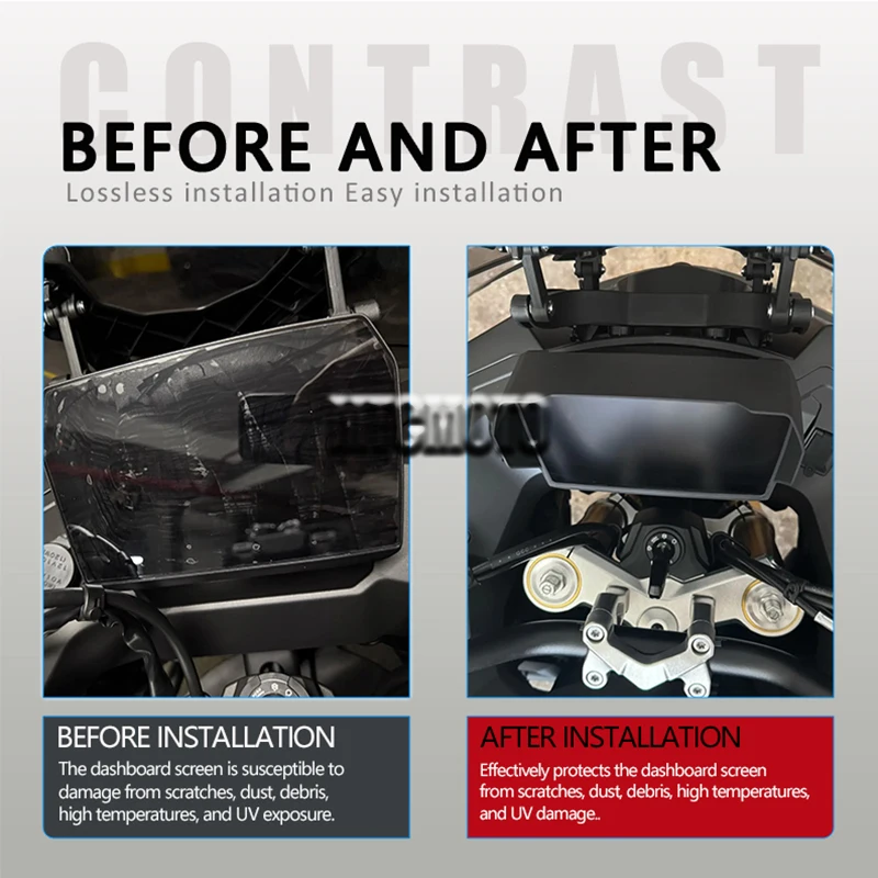 

Motorcycle Accessorie For VOGE DS900X DS625X DS525X Sun Visor Cover ds900x Instrument Screen Sunshade Guard Protection Dashboard